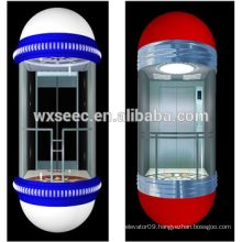 Wide Sightseeing View Passanger Elevator/Lift wiht Glass